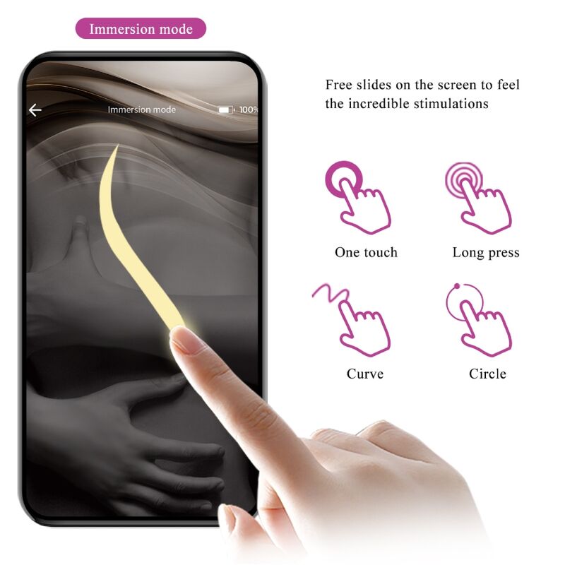 PRETTY LOVE - NYMPH UOVO VIBRANTE APP CONTROLLATO LILA – Vibratori con APP – foto 13