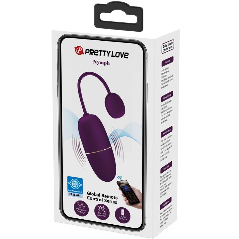 PRETTY LOVE - NYMPH UOVO VIBRANTE APP CONTROLLATO LILA – Vibratori con APP – foto 16