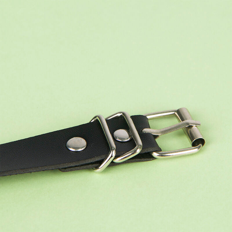 SUBBLIME - CINTURA CON CATENA IN PELLE NERA TAGLIA UNICA – Imbracatura – foto 7