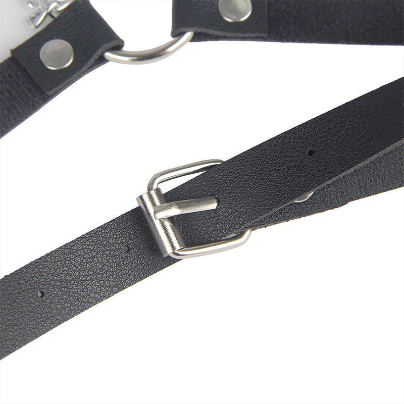 SUBBLIME - CINTURA IN PELLE NERA TAGLIA UNICA – Imbracatura – foto 7