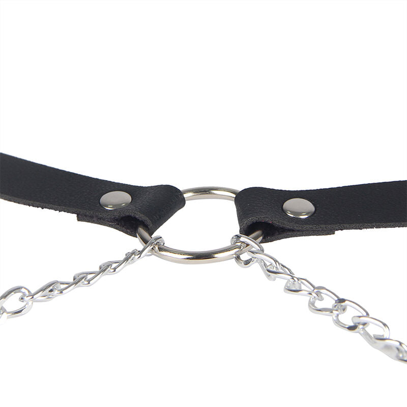 SUBBLIME - CINTURA IN PELLE NERA TAGLIA UNICA – Imbracatura – foto 8
