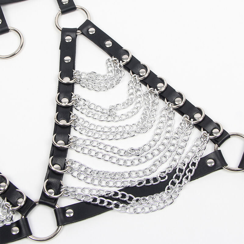 SUBBLIME - IMBRAGATURA REGGISENO E COLLANA CON CATENE TAGLIA UNICA – Imbracatura – foto 6