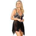 SUBBLIME - BABYDOLL IN TESSUTO TULLE PIZZO S/M – Babydoll