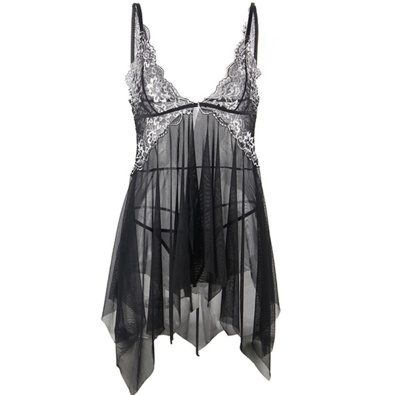 SUBBLIME - BABYDOLL IN TESSUTO TULLE PIZZO S/M – Babydoll – foto 5