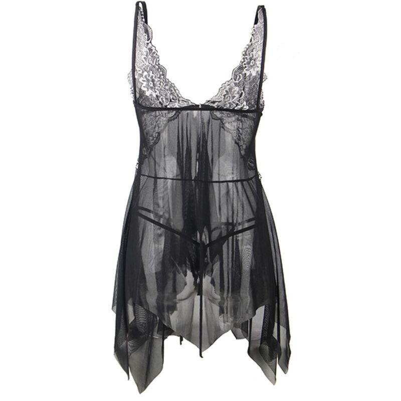 SUBBLIME - BABYDOLL IN TESSUTO TULLE PIZZO S/M – Babydoll – foto 6