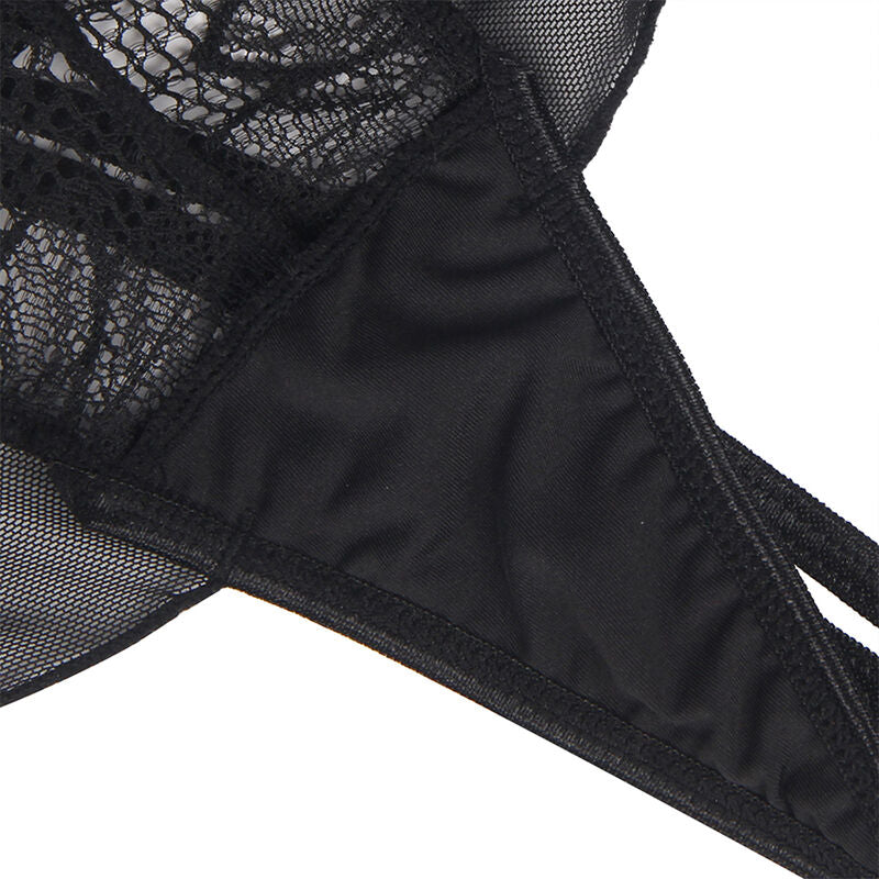 SUBBLIME - TEDDY HALTER COLLO SCHIENA NUDA PIZZO NERO S/M – Body – foto 9