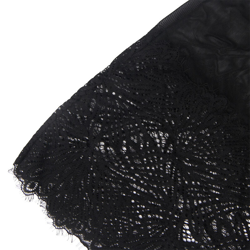 SUBBLIME - BABYDOLL CON SPALLINE REGOLABILI IN PIZZO NERO S/M – Babydoll – foto 11