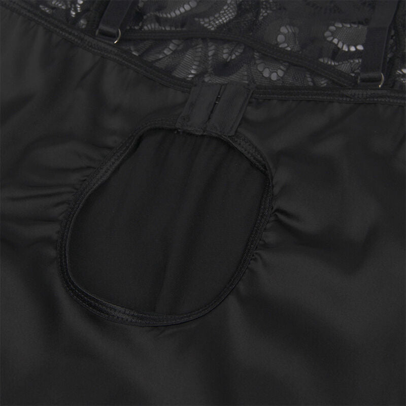 SUBBLIME - BABYDOLL CON PETTO STAMPA FLOREALE NERO S/M – Babydoll – foto 13
