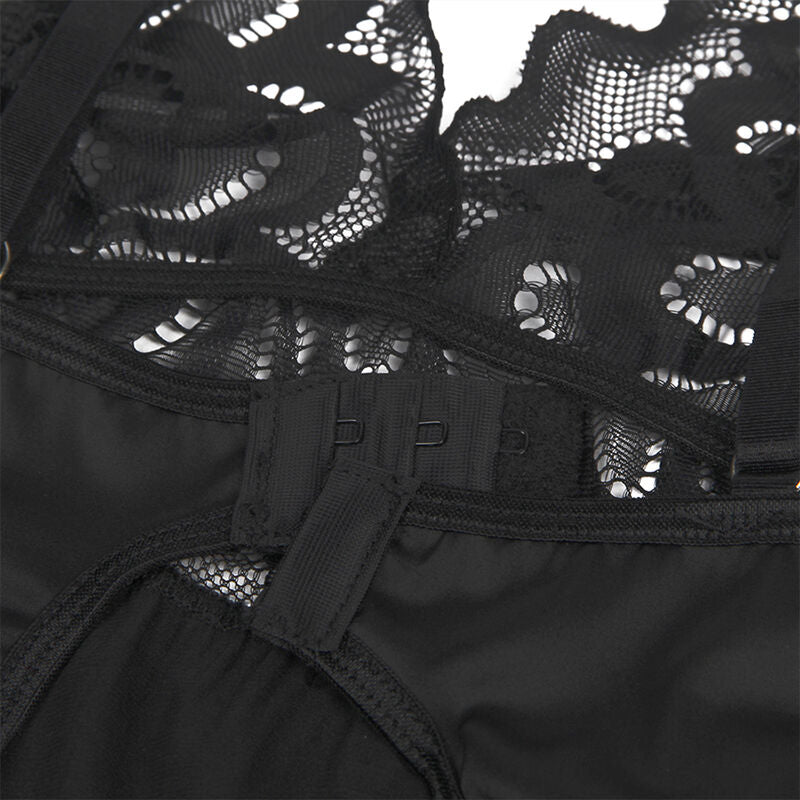 SUBBLIME - BABYDOLL CON PETTO STAMPA FLOREALE NERO L/XL – Babydoll – foto 8