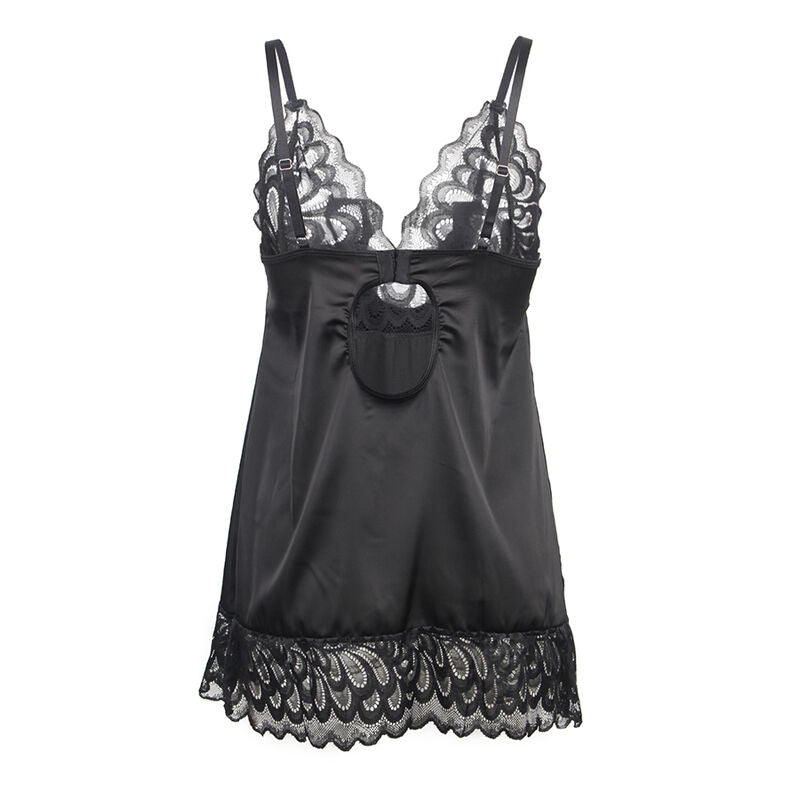 SUBBLIME - BABYDOLL CON PETTO STAMPA FLOREALE NERO L/XL – Babydoll – foto 6