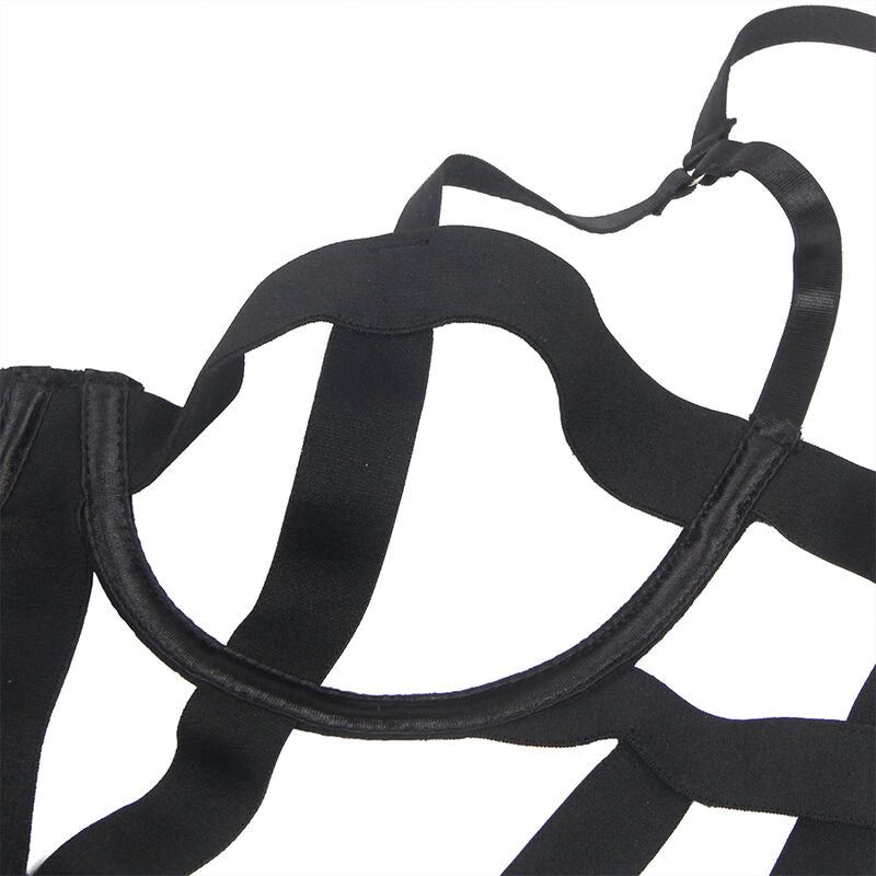 SUBBLIME - BODY SEXY CON CUTOUTS NERO S/M – Body senza cavallo – foto 6