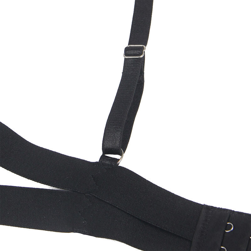 SUBBLIME - BODY SEXY CON CUTOUTS NERO S/M – Body senza cavallo – foto 8