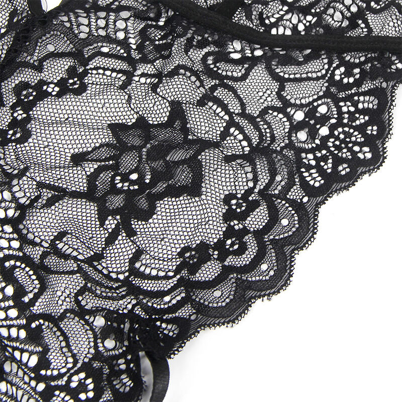 SUBBLIME - COSTUME POLIZIA BODY IN PIZZO NERO S/M – Poliziotta – foto 11