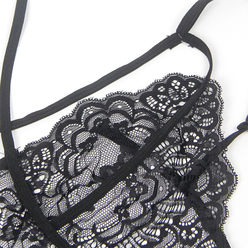 SUBBLIME - COSTUME POLIZIA BODY IN PIZZO NERO S/M – Poliziotta – foto 9