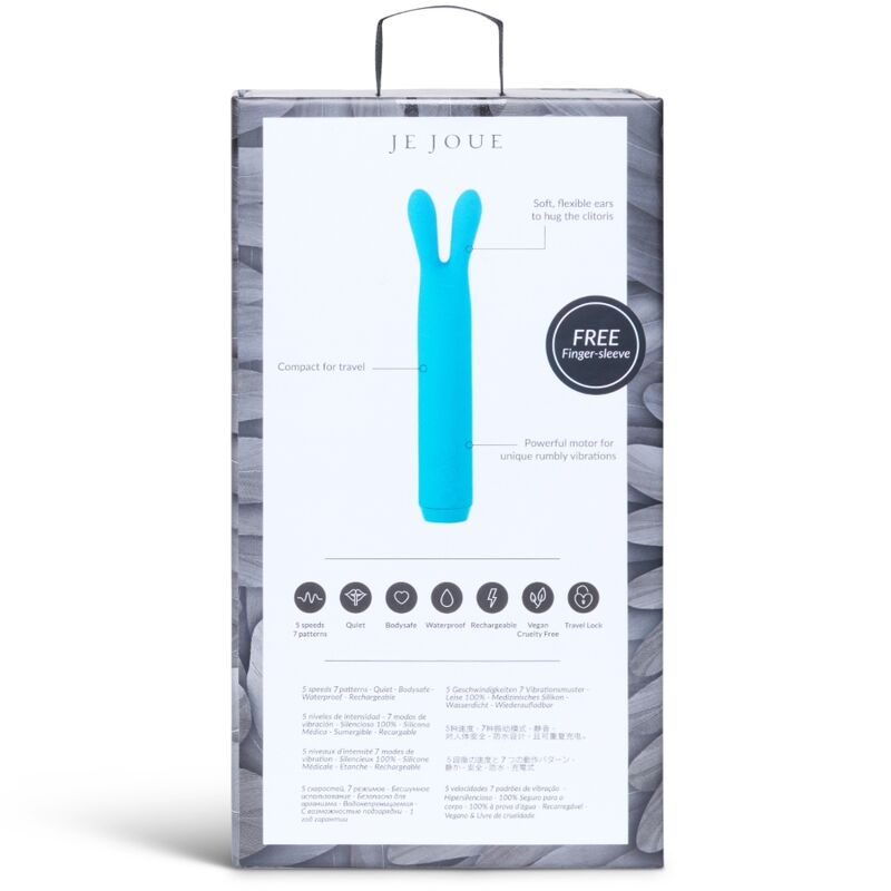 JE JOUE - BULLET CONIGLIO TEAL FORTE – Mini vibratori – foto 4