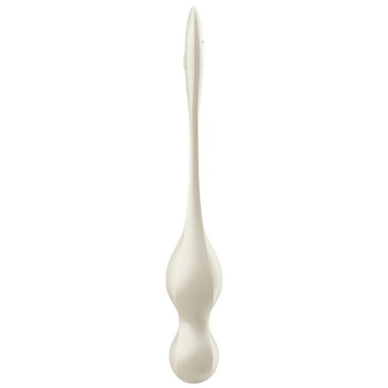 SATISFYER - LOVE BIRDS SFERE KEGEL VIBRANTI BIANCHE – Sfere di silicone – foto 4