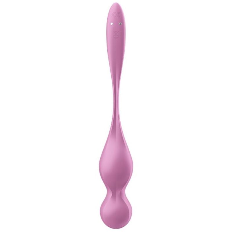 SATISFYER - LOVE BIRDS PALLE VIBRANTI KEGEL ROSA – Sfere di silicone – foto 2