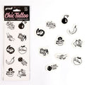 SECRET PLAY - SET DI 10 TATUAGGI TEMPORANEI DELLA COLLEZIONE SPICY – Accessori