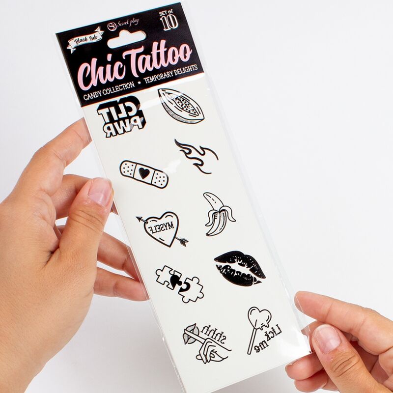 SECRET PLAY - SET DI 10 TATUAGGI TEMPORANEI DELLA COLLEZIONE CANDY – Accessori – foto 4