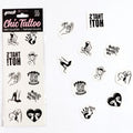SECRET PLAY - SET DI 10 TATUAGGI TEMPORANEI COLLEZIONE KINKY – Accessori