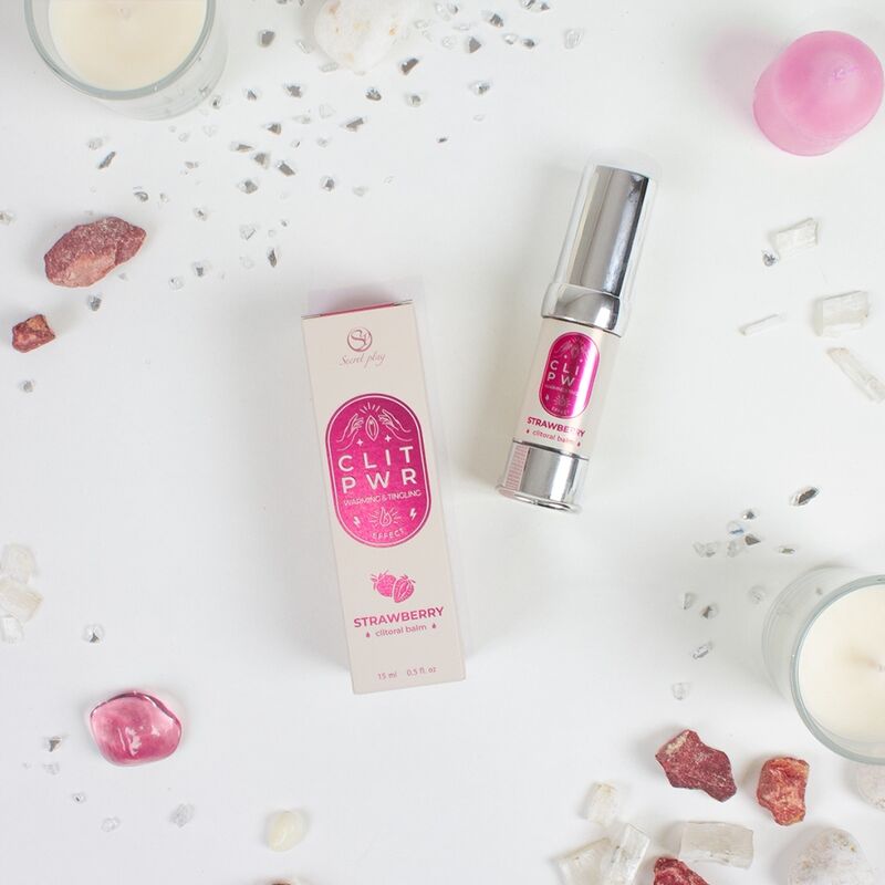SECRET PLAY - CLIT PWR BALSAMO PER CLITORIDE ALLA FRAGOLA – Vibratore liquido – foto 4