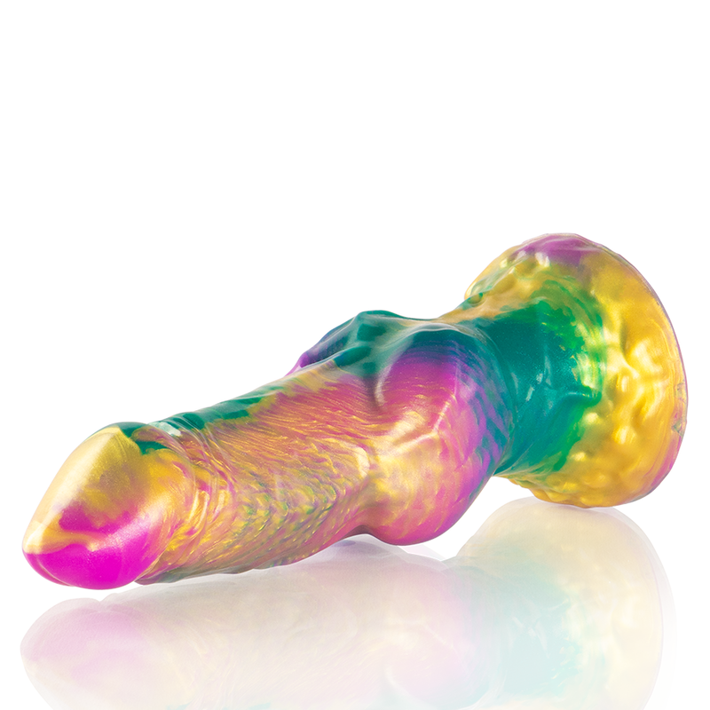 EPIC - DILDO IRIS CON TESTICOLI ARCOBALENO DI PIACERE – Falli senza vibrazioni – foto 6