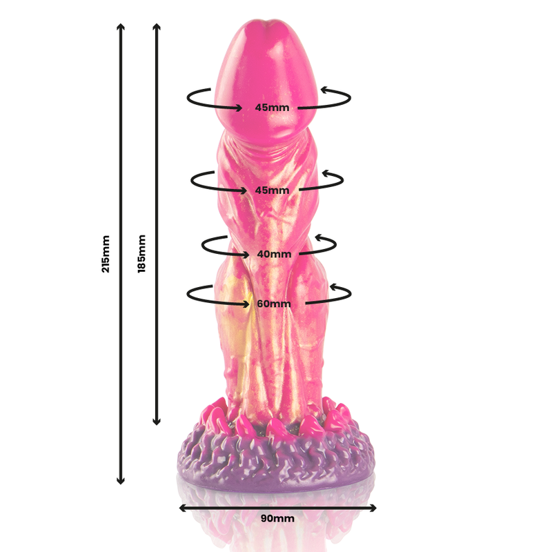 EPIC - FUOCO MITOLOGICO DEL DILDO DI CERBERUS – Falli senza vibrazioni – foto 3