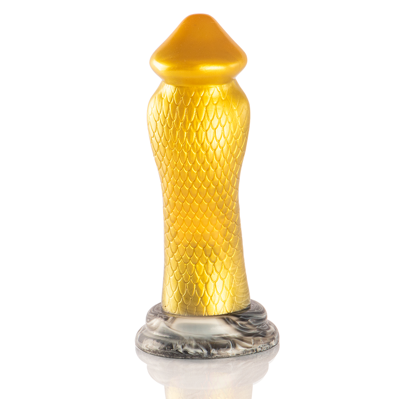 EPIC - DRAKON DILDO GIALLO COBRA – Falli senza vibrazioni – foto 6