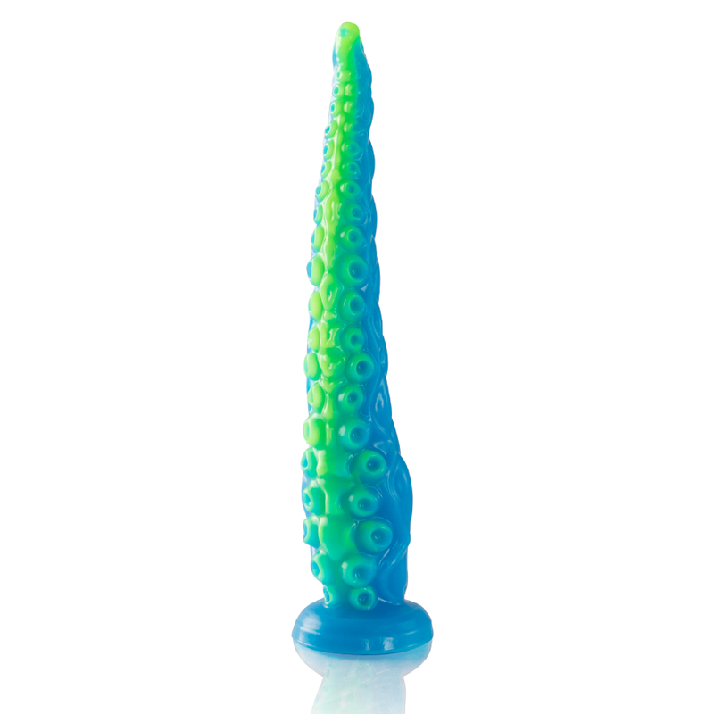 EPIC - DILDO FLUORESCENTE CON TENTACOLI SOTTILI DI SCYLLA DIMENSIONI GRANDI – Falli senza vibrazioni