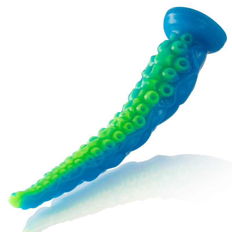 EPIC - DILDO FLUORESCENTE CON TENTACOLI SOTTILI DI SCYLLA DIMENSIONI GRANDI – Falli senza vibrazioni – foto 4