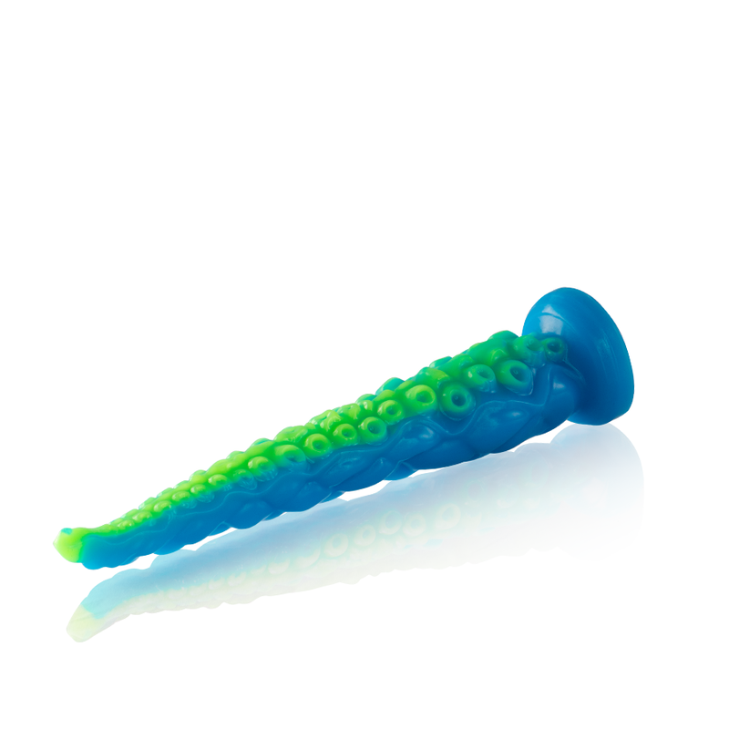EPIC - DILDO FLUORESCENTE CON TENTACOLI SOTTILI DI SCYLLA TAGLIA PICCOLA – Falli senza vibrazioni – foto 6