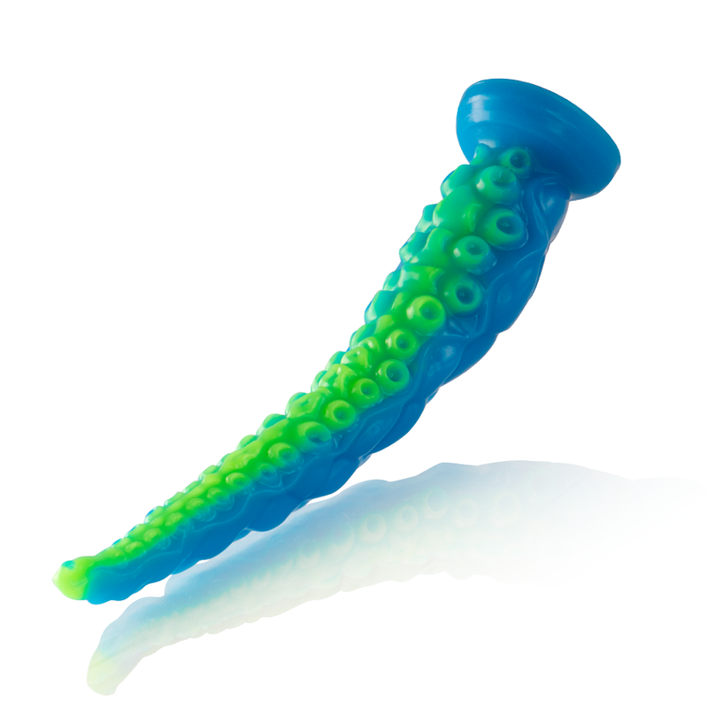 EPIC - DILDO FLUORESCENTE CON TENTACOLI SOTTILI DI SCYLLA TAGLIA PICCOLA – Falli senza vibrazioni – foto 4