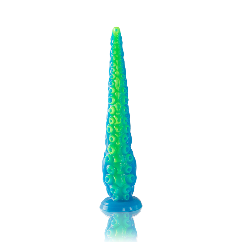 EPIC - DILDO FLUORESCENTE CON TENTACOLI SOTTILI DI SCYLLA TAGLIA PICCOLA – Falli senza vibrazioni – foto 5