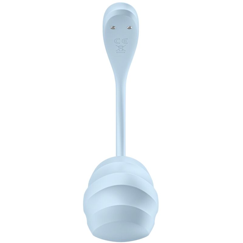 SATISFYER - STIMOLATORE PUNTO G PETALE LISCIO SKY BLUE APP GRATUITA – Per il clitoride – foto 2