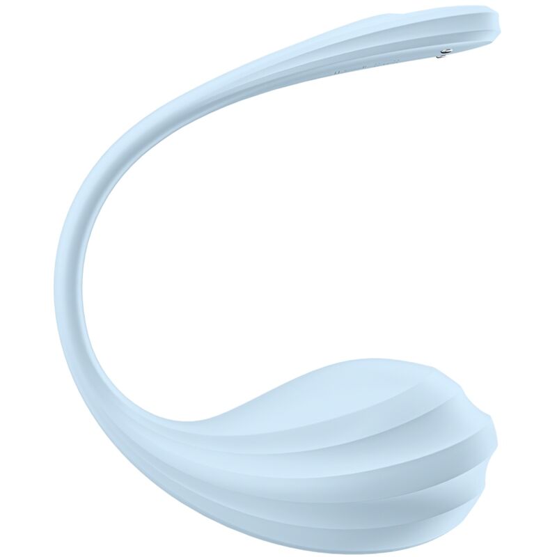 SATISFYER - STIMOLATORE PUNTO G PETALE LISCIO SKY BLUE APP GRATUITA – Per il clitoride – foto 5