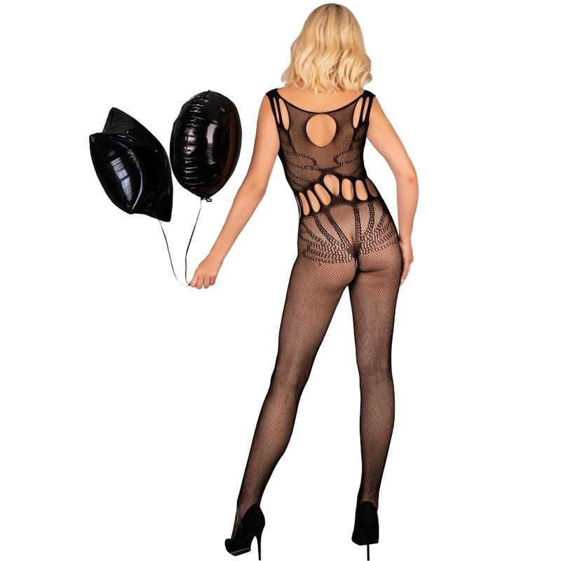 LIVCO CORSETTI FASHION - AMAHIL BODYSTOCKING CROTCHLESS NERO TAGLIA UNICA – Bodystocking – foto 2