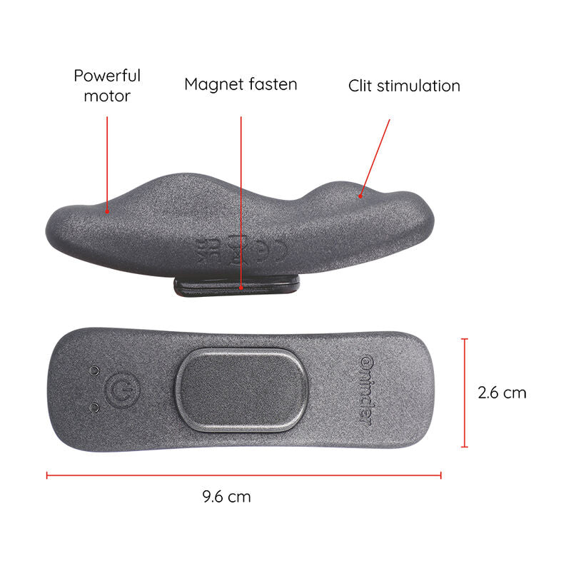 ONINDER - VIBRATORE RICARICABILE MANILA PANTY 9 VELOCITÀ 9.6 CM X 2.6 CM - APP GRATUITA – Per il clitoride – foto 8