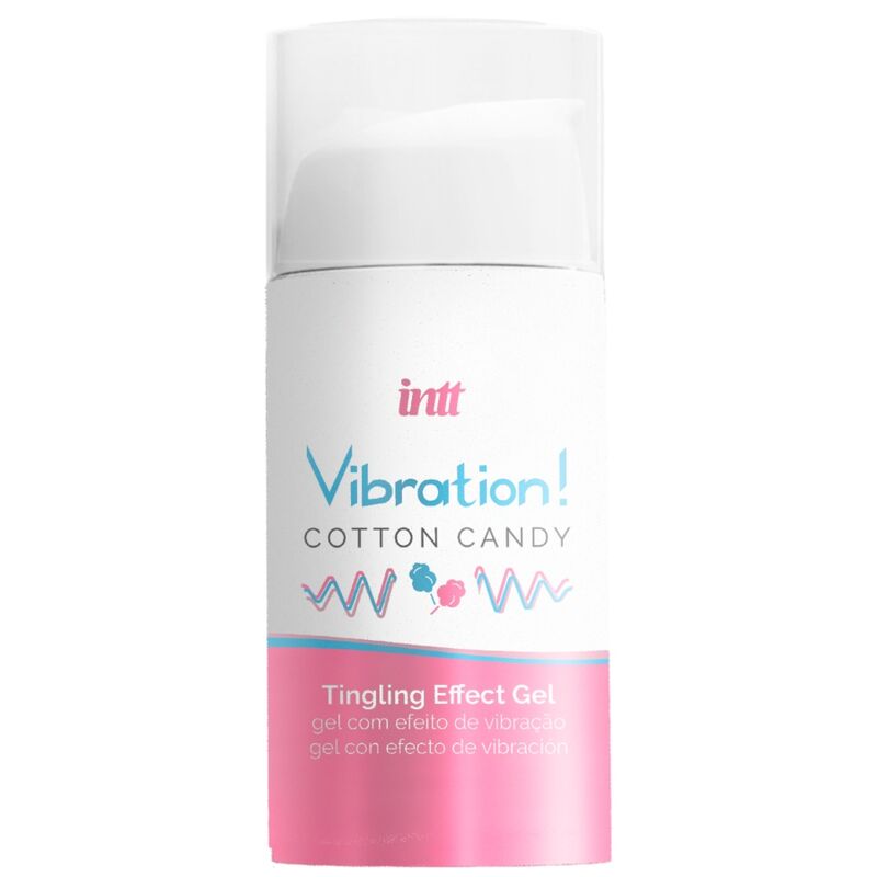 INTT - GEL LIQUIDO VIBRATORE POTENTE STIMOLANTE INTIMO PER ZUCCHERO DI COTONE 15 ML – Intensificatore dell'orgasmo