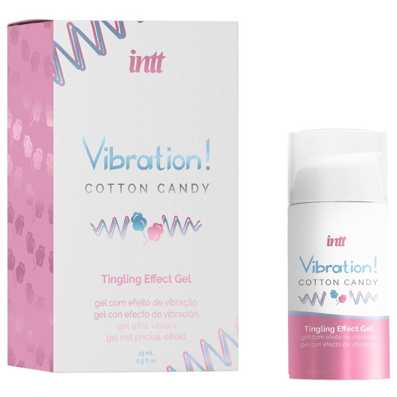 INTT - GEL LIQUIDO VIBRATORE POTENTE STIMOLANTE INTIMO PER ZUCCHERO DI COTONE 15 ML – Intensificatore dell'orgasmo – foto 2