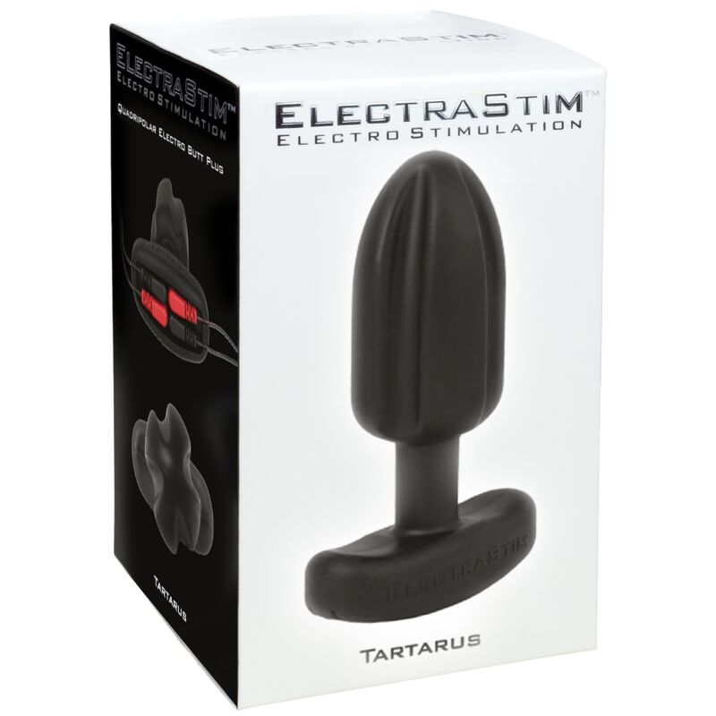 ELECTRASTIM - TARTARUS PLUG ANALE QUADRIPOLARE IN SILICONE NERO – Plug anale BDSM – foto 6