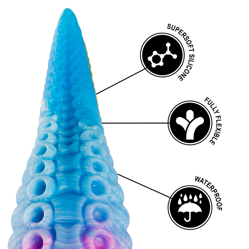 EPIC - DILDO CON TENTACOLI BLU PHORCYS GRANDE – Falli senza vibrazioni – foto 7