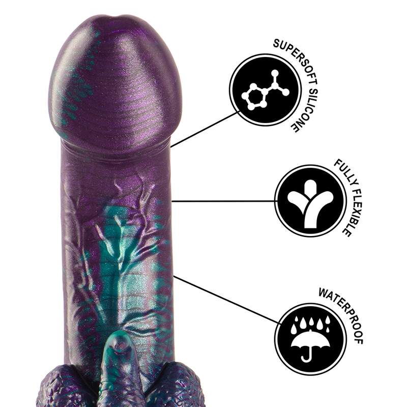 EPIC - DILDO BASILISCO DOPPIO PIACERE SCALE TAGLIA PICCOLA – Falli senza vibrazioni – foto 7