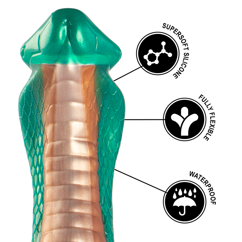 EPIC - DILDO PITONE COBRA VERDE – Falli senza vibrazioni – foto 8