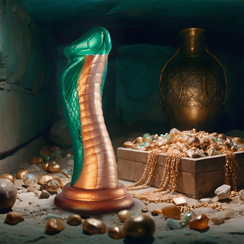 EPIC - DILDO PITONE COBRA VERDE – Falli senza vibrazioni – foto 2