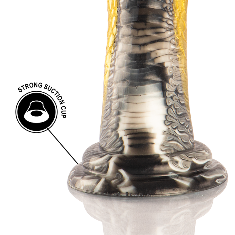 EPIC - DRAKON DILDO GIALLO COBRA – Falli senza vibrazioni – foto 7