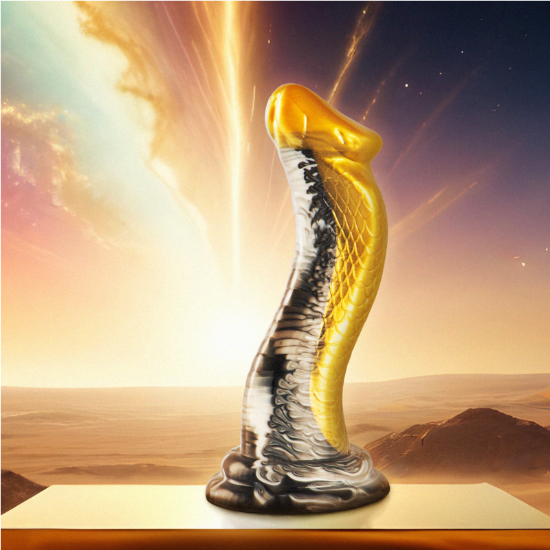 EPIC - DRAKON DILDO GIALLO COBRA – Falli senza vibrazioni – foto 2