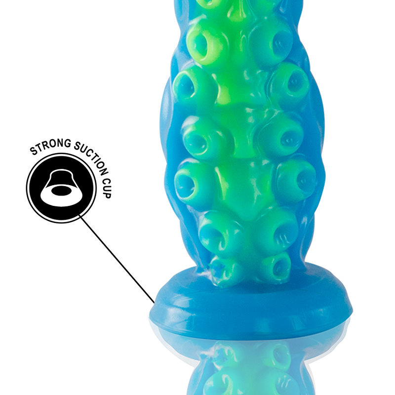 EPIC - DILDO FLUORESCENTE CON TENTACOLI SOTTILI DI SCYLLA DIMENSIONI GRANDI – Falli senza vibrazioni – foto 7