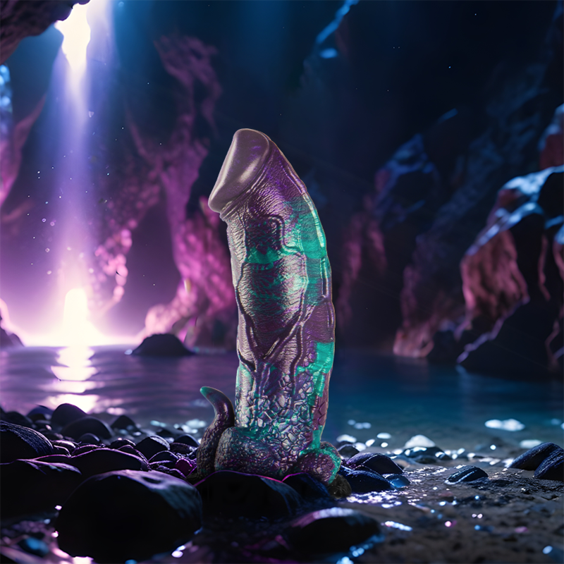 EPIC - DILDO BASILISCO DOPPIO PIACERE SCAMUTO GRANDE TAGLIA – Falli senza vibrazioni – foto 2