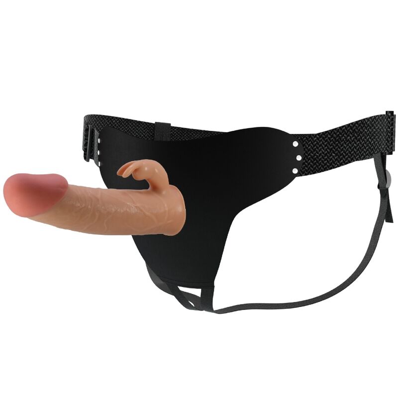 PRETTY LOVE - MAVIS HARNESS SLIP UNIVERSALE CON DILDO 19 CM NATURALE – Imbracature senza vibrazioni – foto 5