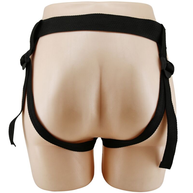 PRETTY LOVE - MAVIS HARNESS SLIP UNIVERSALE CON DILDO 19 CM NATURALE – Imbracature senza vibrazioni – foto 4